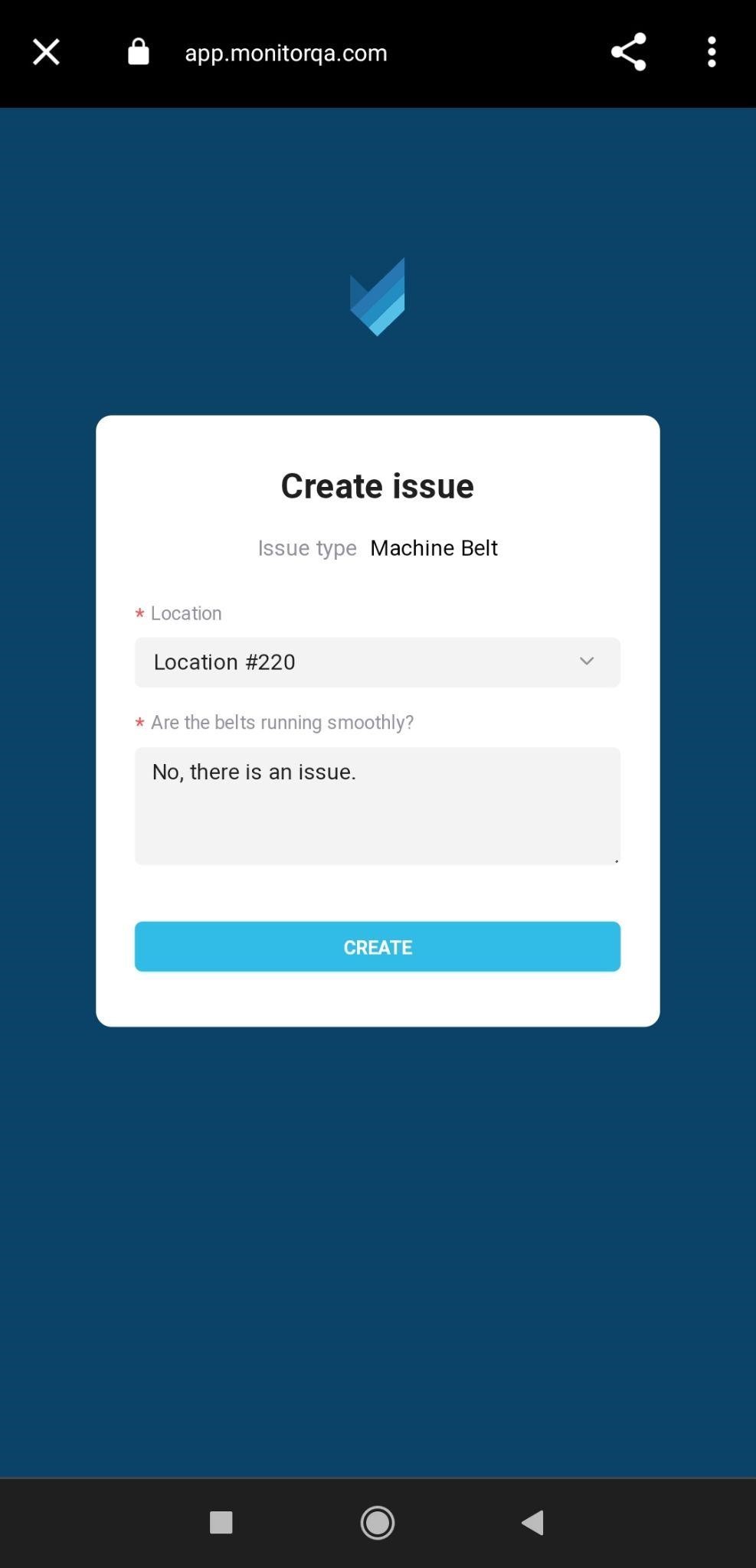 Report an issue