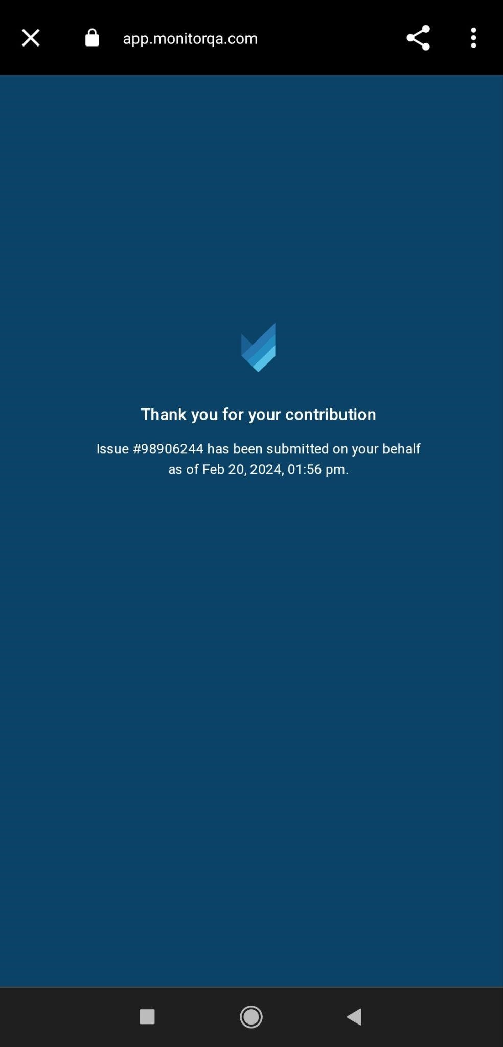 Report an issue